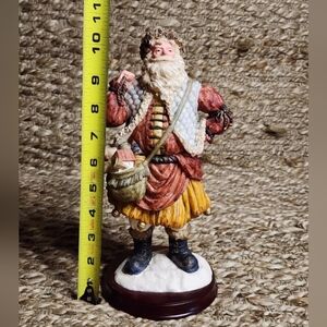 Vintage Santa Claus FigurineSt. Nicholas & Me Resin Figurine 11" Cedar Creek